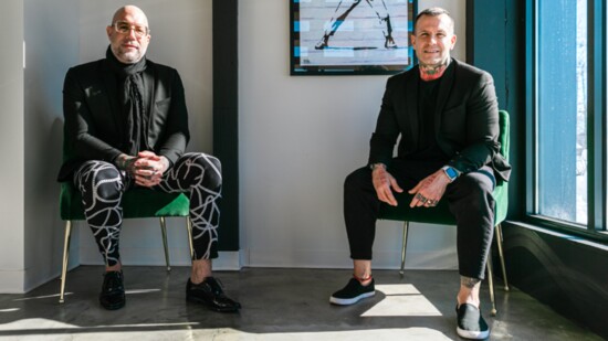 Steven Gemignani and Benjamin Lagasse in their Salon.