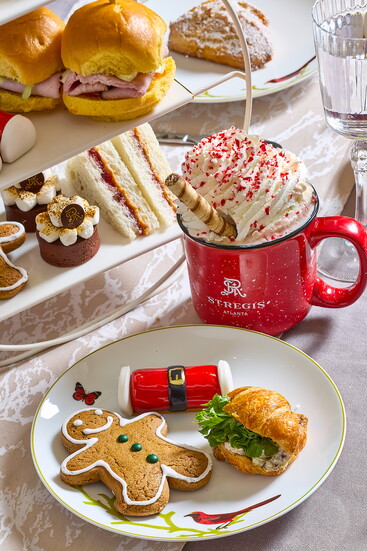 High Tea at Astor Court is dressed up for the holidays!