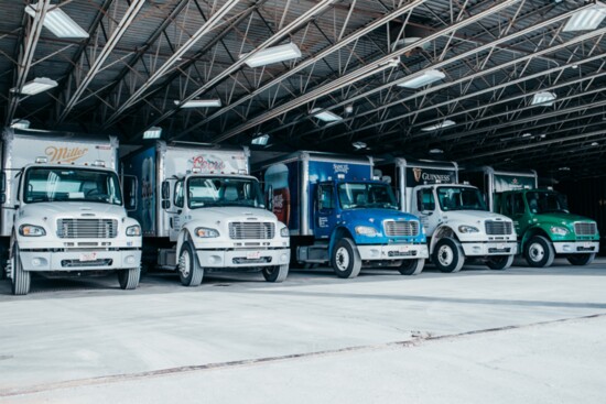 Commercial Distribution Co. Delivery Trucks