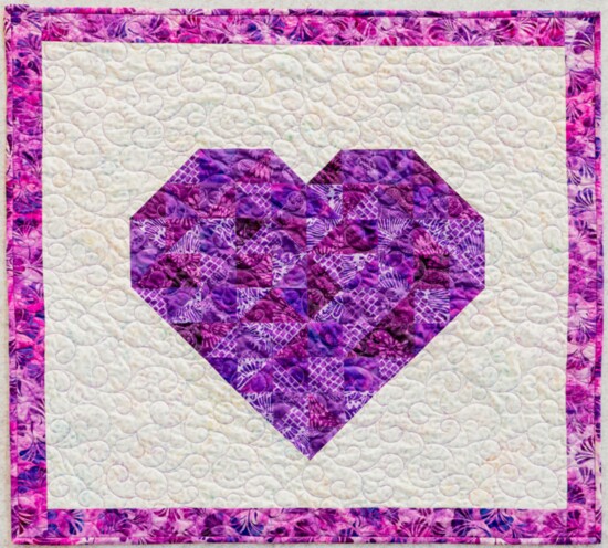 Purple Heart Wall Hanging 