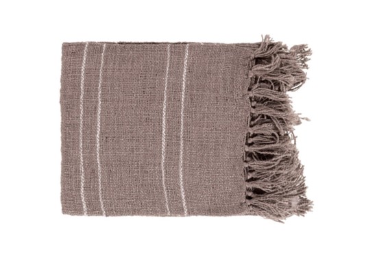 Living Spaces Accent Throw - Drake Pewter - $45