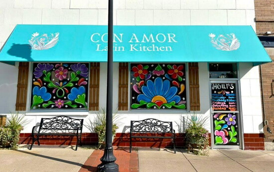 The vibrant restaurant welcomes visitors to downtown Valley.