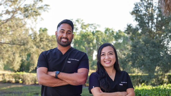 Dr. Le and Dr. George 