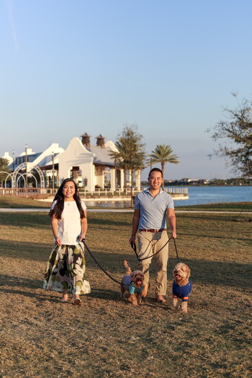 Dr. Le and her husband 