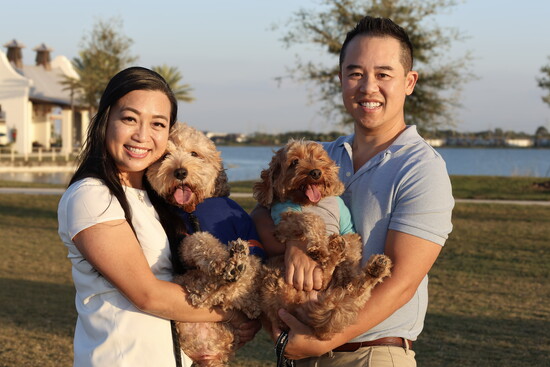 Dr. Le and her husband 