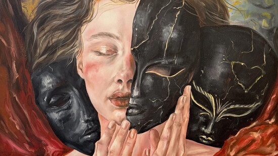 "The Mask Falls Where Truth Begins"