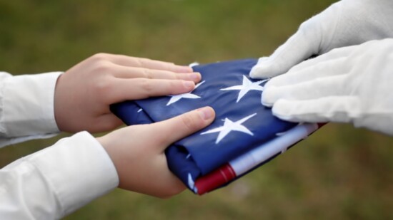 VFW Post 688 teaches Scouts proper techniques for handling, displaying, and disposing of American flags.  