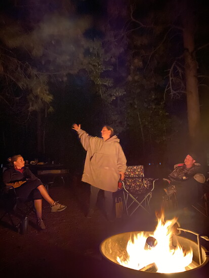 A Brisk Evening of Storytelling in the White Mountains