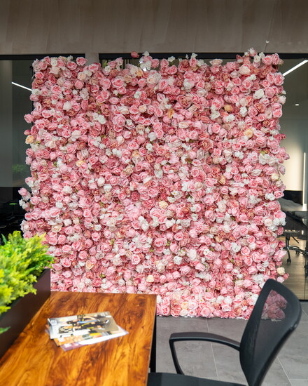 Flower Wall by The Mane Event Mobile Bar
