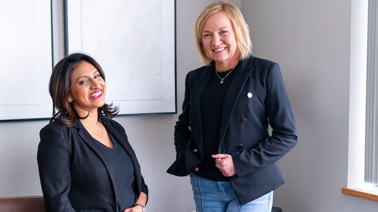 Jaye Subramanian and Office Manager Tracey Pike.