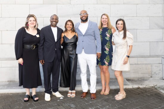 L to R: Amy-Beth Rice, Derek Fordjour, Avni Pathak, Derek Patterson, Christy Gilmore, Amanda Asbell - 2024 CAM Awards and Exhibition - Steve Jones Photography