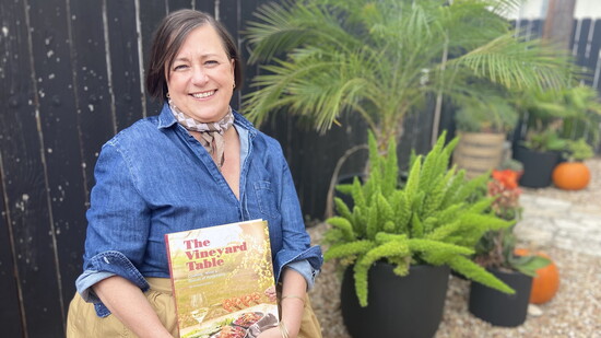 Despite threats to her dream, JeriLynne Clifford published her cookbook, "The Vineyard Table"