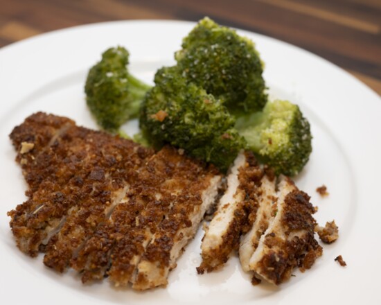 Ranch Chicken with Parmesan Broccoli