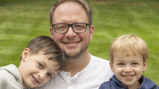 Richard and his children