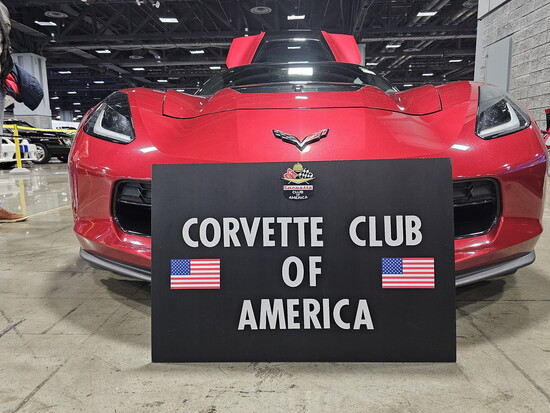 Corvette Club of America at the DC Auto Show