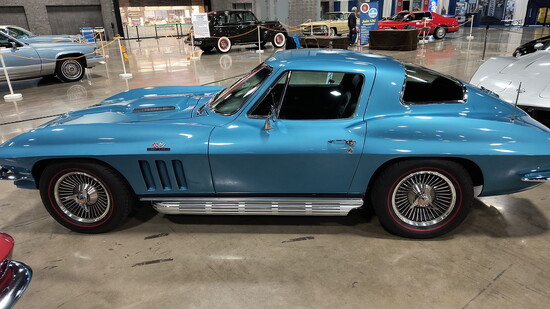 Blue "C2" Corvette Stingray