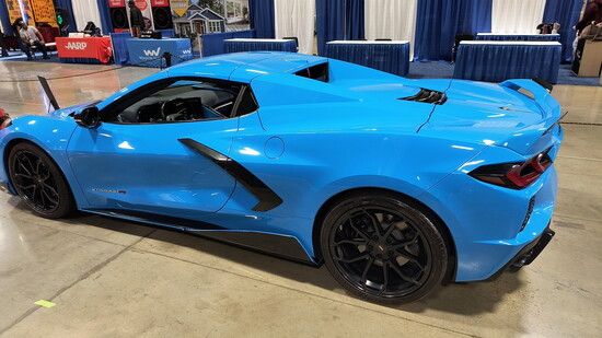 Light Blue "C8" Corvette Stingray