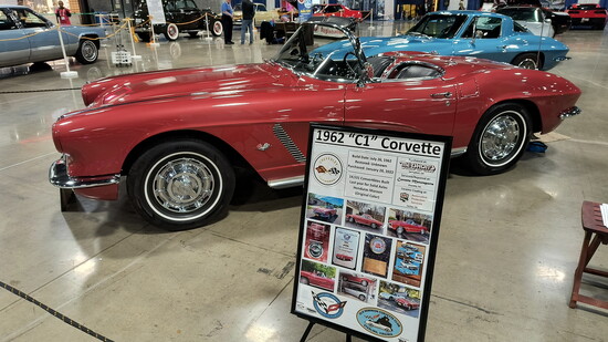 1962 Red "C1" Corvette