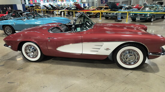 1961 Red and White "C1" Corvette