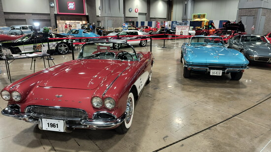 1961 Red and White "C1" Corvette