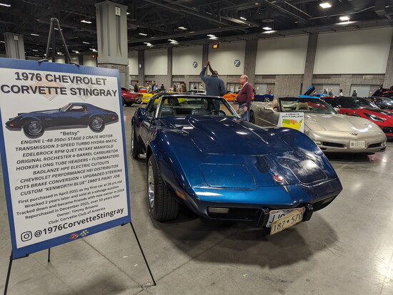 1976 Kenworth Blue Corvette Stingray "Betsy"