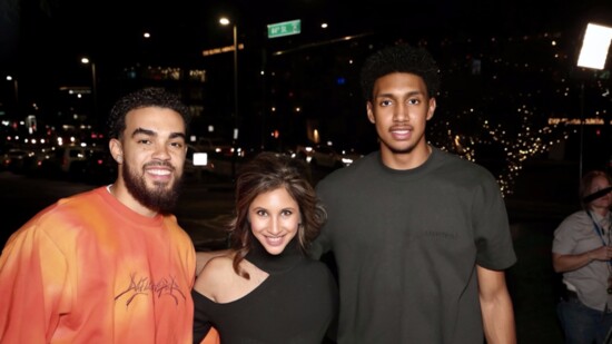 Tyus Jones, Nadine Bubeck, Ryan Dunn (PHX Suns)