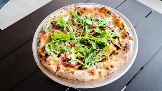 Pizzas from Flora D'Itali are popular.