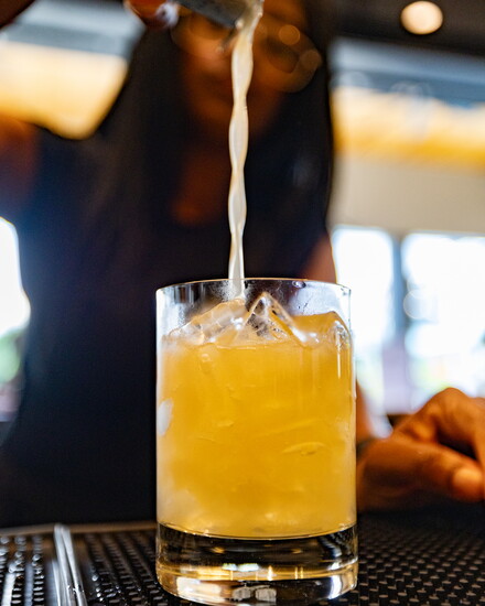 Good Times is a full-service bar, serving everything from cocktails and spirits to beer and wine.