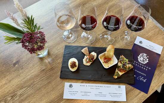 Chef Fuchs uses seasonal ingredients to perfect food & wine pairings