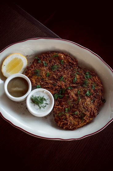 The latke chicken schnitzel 
