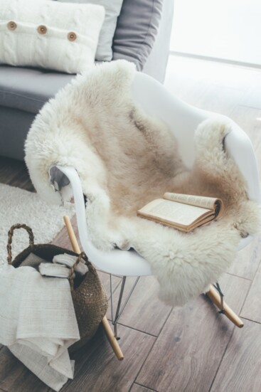 2. Churro sheepskin throws can be found at Handcrafted House. 