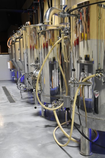 Some of the high-tech equipment used to distill BIG Brewing Co.s craft beer