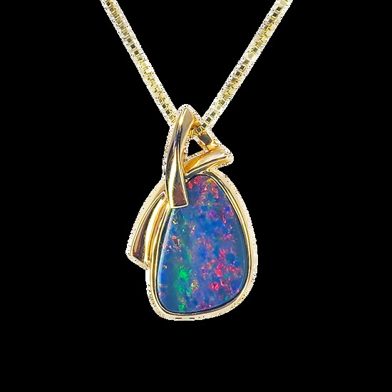 Australian Boulder Opal Necklace