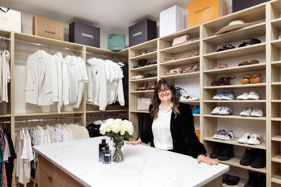 Kari Sadeh shines in a client's thoughtfully designed closet.