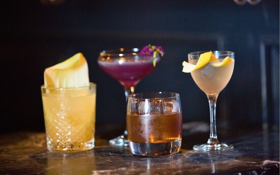 A sampling of Georgia’s signature cocktails.