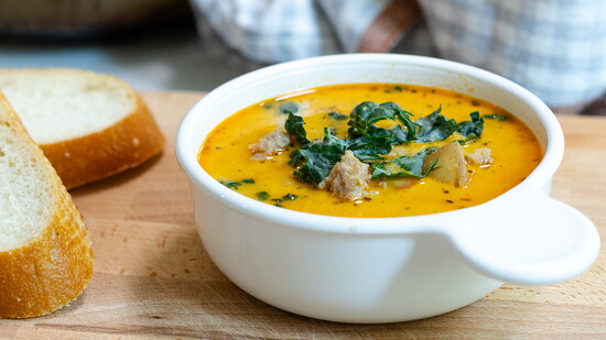 Featured image for Creamy Italian Sausage Soup