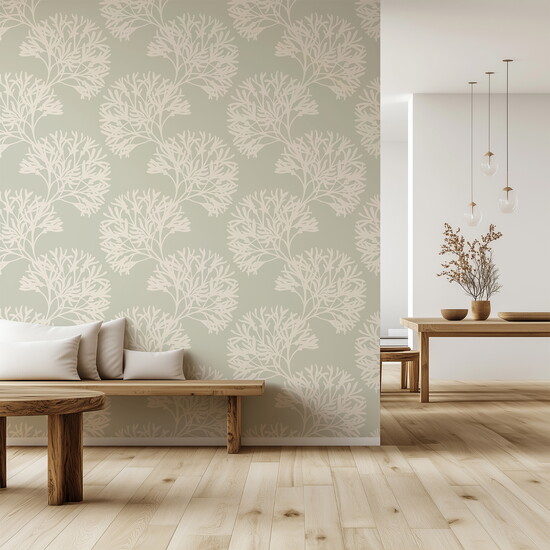 Design by Wimzy Walls -Gentle Swing Soft Warm Green