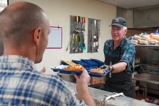 Giving back at the Food Bank