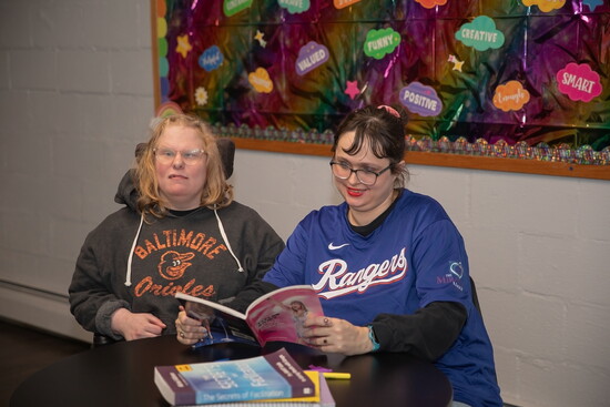 Two participants at Harford Center. Photo Credit: Kerry Paradis Photography