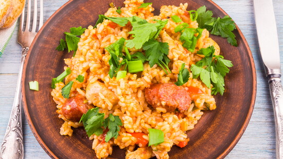 Slammin' Chicken and Sausage Jambalaya