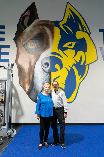 JB and Wife Anne at Flex Fitness  