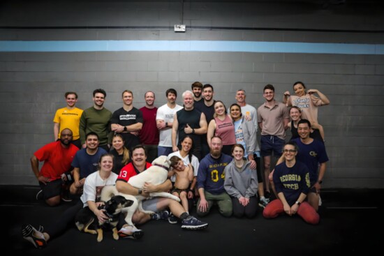 The group at CrossFit Vengeance. 