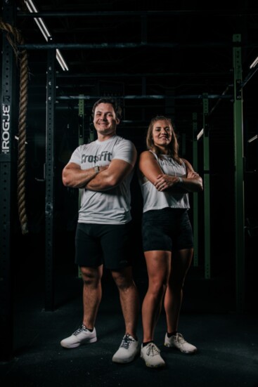 Brandon and Emily Romanos, owners of CrossFit Vengeance in Chamblee