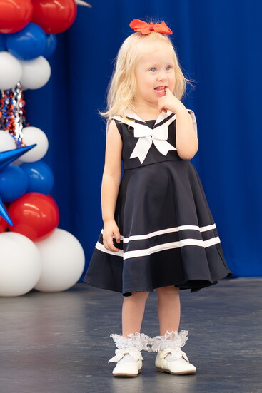 Contestant -Sailor White & Navy  theme