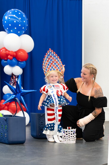 Winner of the  Red, White & Royal Pageant
