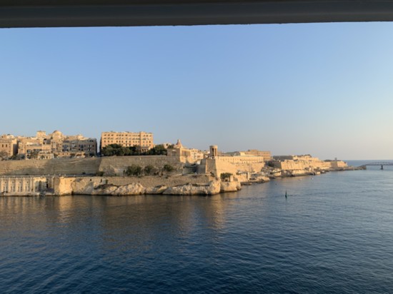 Docking in Valetta, Malta