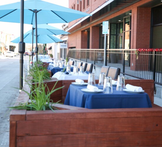 Outdoor Dining in Historic Downtown McKinney