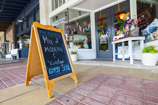 Gypsy Soul Antiques & Things is just one of many unique shops in downtown Cullman.