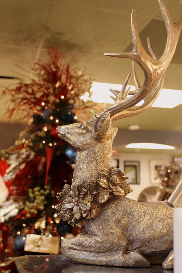 Accentuate any Christmas setting with a reindeer, metallic, velvet or wooden, each bringing its own vibe to the party.