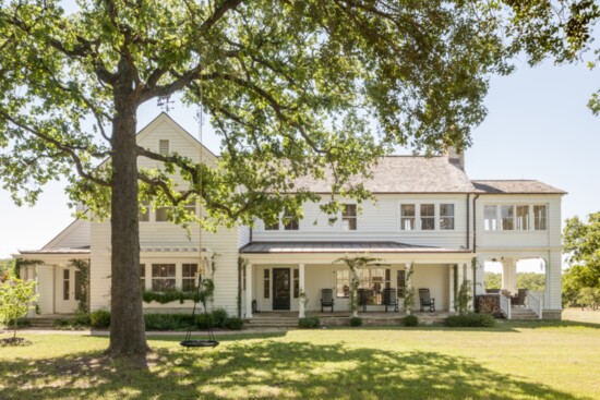 This roomy farmhouse was designed to fit with the rural nature of its location. Photo by Hester + Hardaway